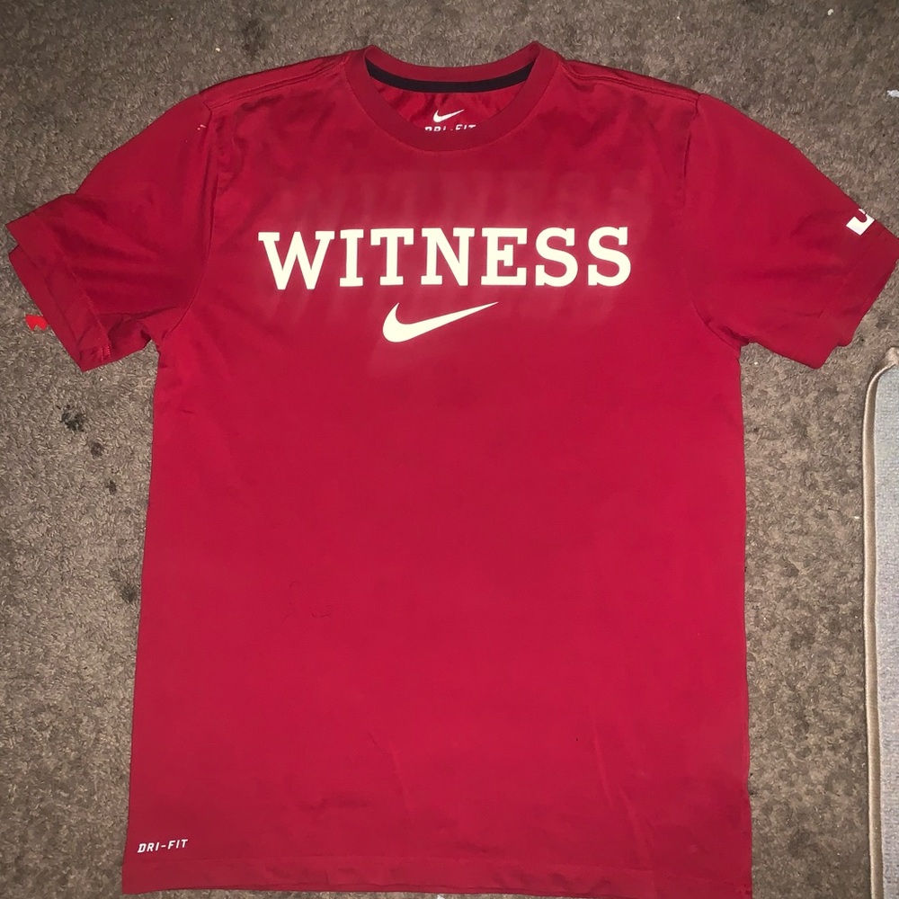 “Witness” print Nike Dryfit